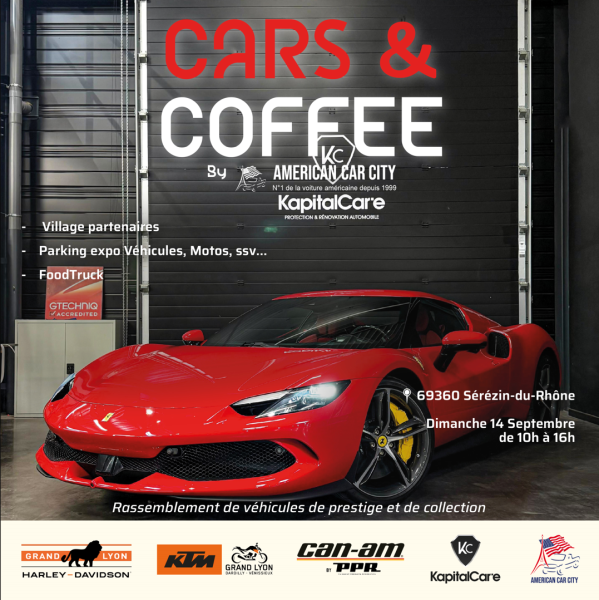 KapitalCar'e est présent au Cars & Coffee de American Car City