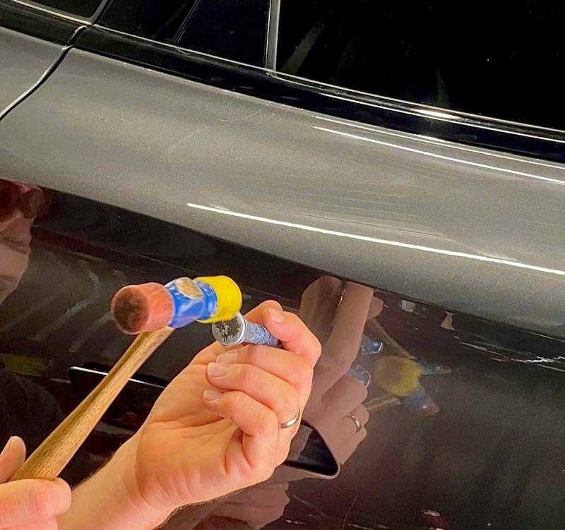 Debosselage sans peinture en moins de 30 jours suite à la grêle